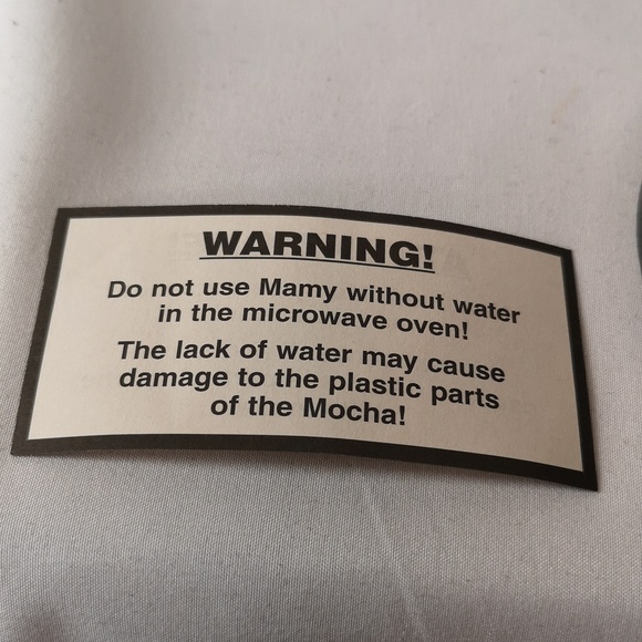 Brand New and Never Used Mamy Kimbo Coffee Maker for Microwave Made in Italy - Picture 4 of 6